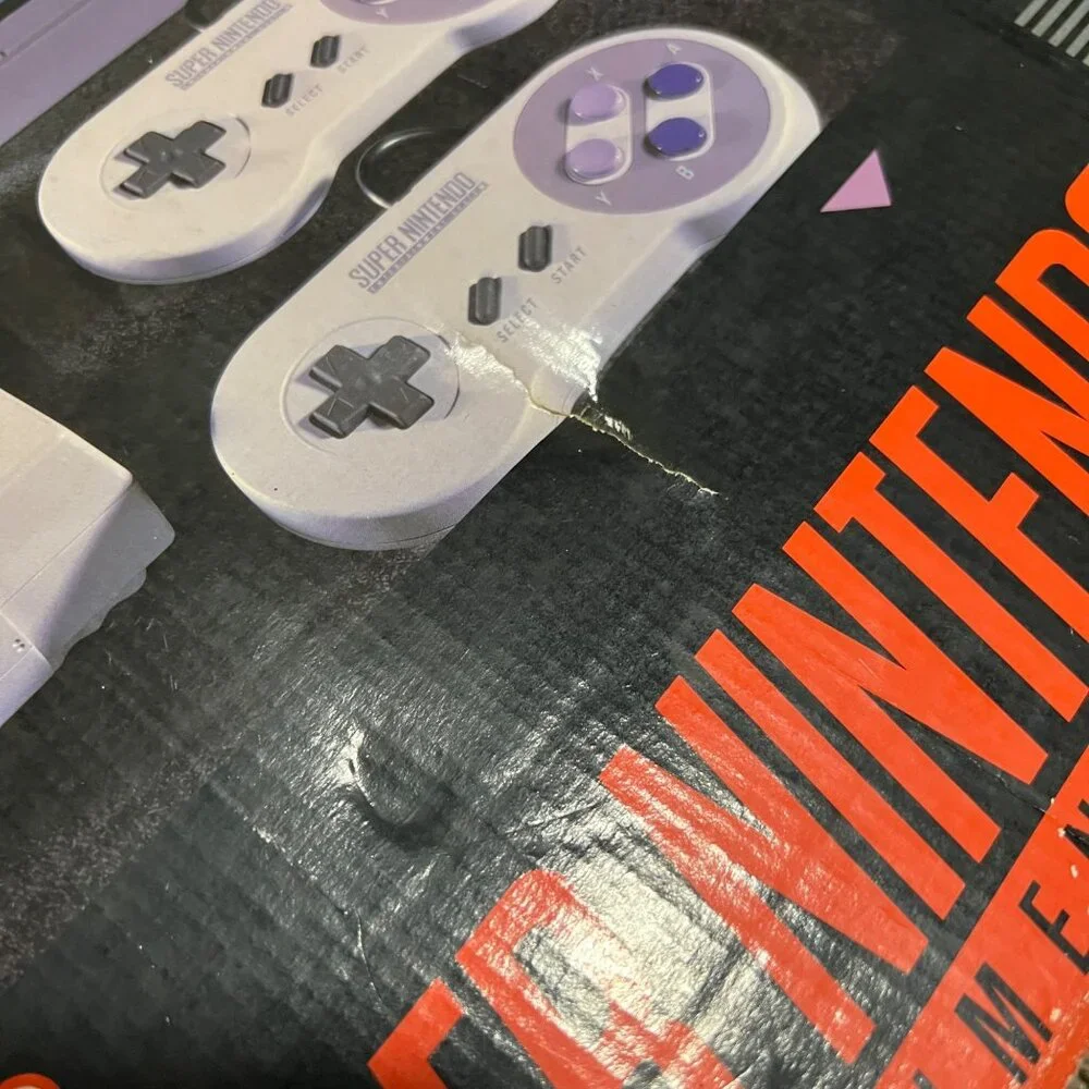 ZELDA 3 MISPRINT SNES- Super Nintendo Console Set With Original box
